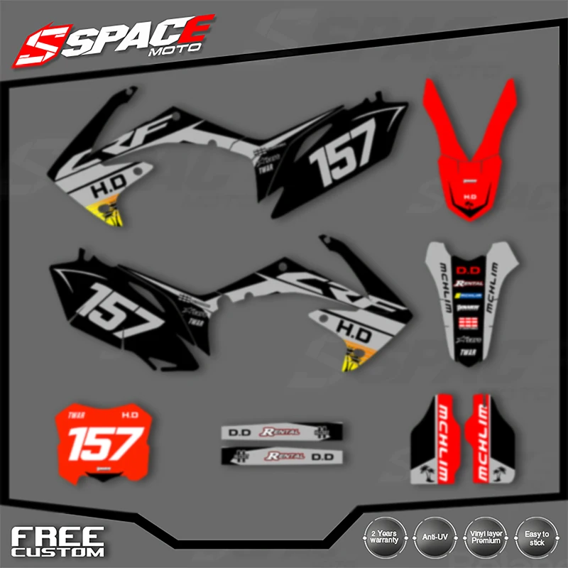 SPACE Custom Motorcycle Graphics Background Decal for HONDA CRF250 2010 2011 2012 2013 CRF450 2009-2012 Decals Stickers Kits 01
SPACE Custom Motorcycle Graphics Background Decal for HONDA CRF250 2010 2011 2012 2013 CRF450 2009-2012 Decals Stickers Kits 01