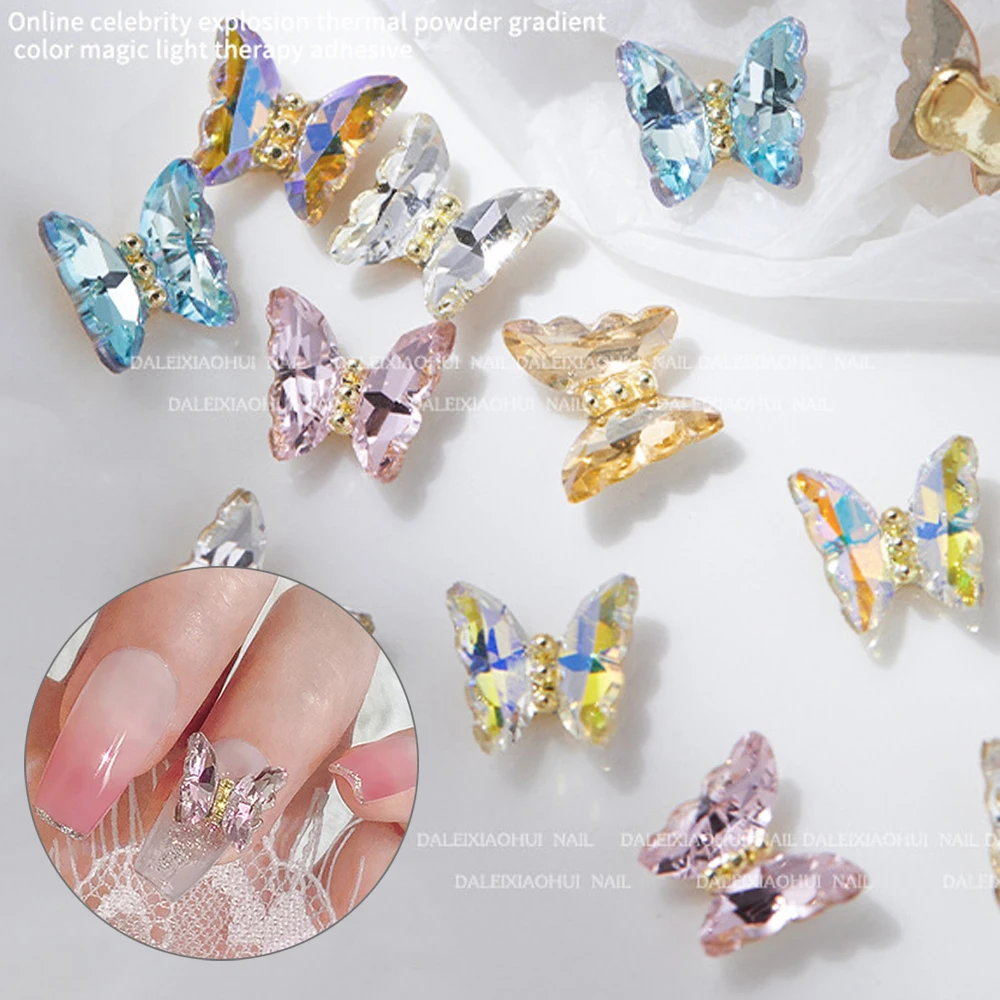 10pcs 3D Butterfly Nail Charms 3D Nail Rhinestones Diamonds Butterflies AB Gems Decorations Parts for Diy Nail Accessories GU#E3
10pcs 3D Butterfly Nail Charms 3D Nail Rhinestones Diamonds Butterflies AB Gems Decorations Parts for Diy Nail Accessories GU#E3