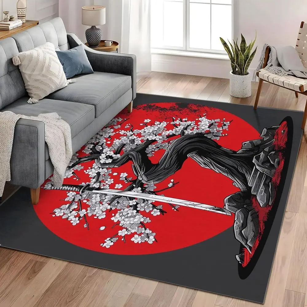Elegant Japanese-Inspired Samurai Sword Rug for Kids and Living Spaces, 6x8 ft
Elegant Japanese-Inspired Samurai Sword Rug for Kids and Living Spaces, 6x8 ft