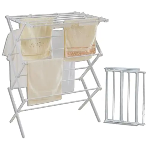 Pearly White 3-Level Collapsible Laundry Drying Rack For Indoor And Outdoor Use, Portable Vertical Clothes Hanger
Pearly White 3-Level Collapsible Laundry Drying Rack For Indoor And Outdoor Use, Portable Vertical Clothes Hanger