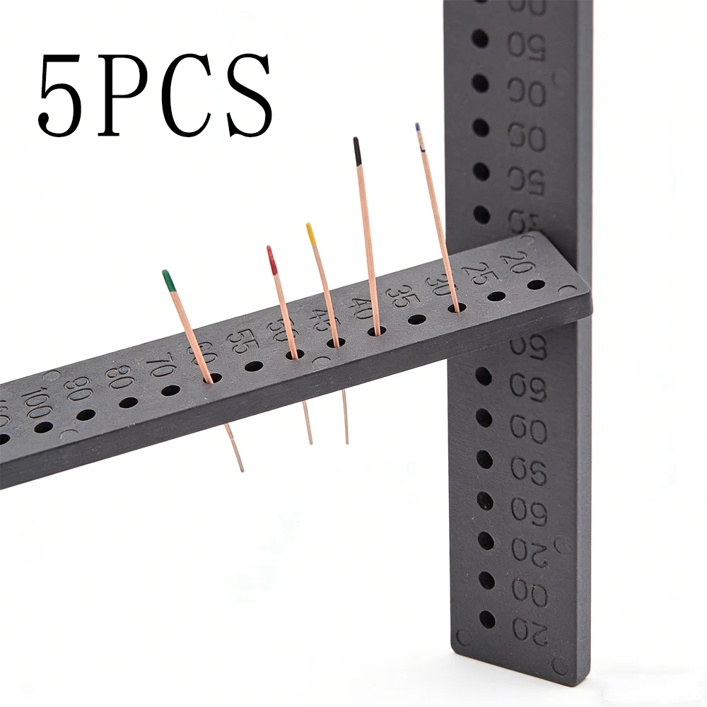 Набор из 5 эндодонтических измерительных линеек с разметкой для определения длины корневого канала и лечения
Набор из 5 эндодонтических измерительных линеек с разметкой для определения длины корневого канала и лечения