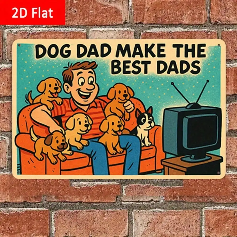 1PC Tin Sign Dog Dad Make The Best Dads - Father's Day Decor/Home/Office, Water-Resistant, 8x12 Inches/20x30 Cm
1PC Tin Sign Dog Dad Make The Best Dads - Father's Day Decor/Home/Office, Water-Resistant, 8x12 Inches/20x30 Cm