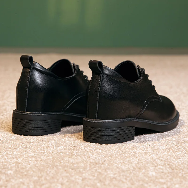 Женская кожаная обувь, осень 2021, новая коллекция, туфли Lefu на грубом каблуке, женские одинарные туфли, женские туфли
Женская кожаная обувь, осень 2021, новая коллекция, туфли Lefu на грубом каблуке, женские одинарные туфли, женские туфли