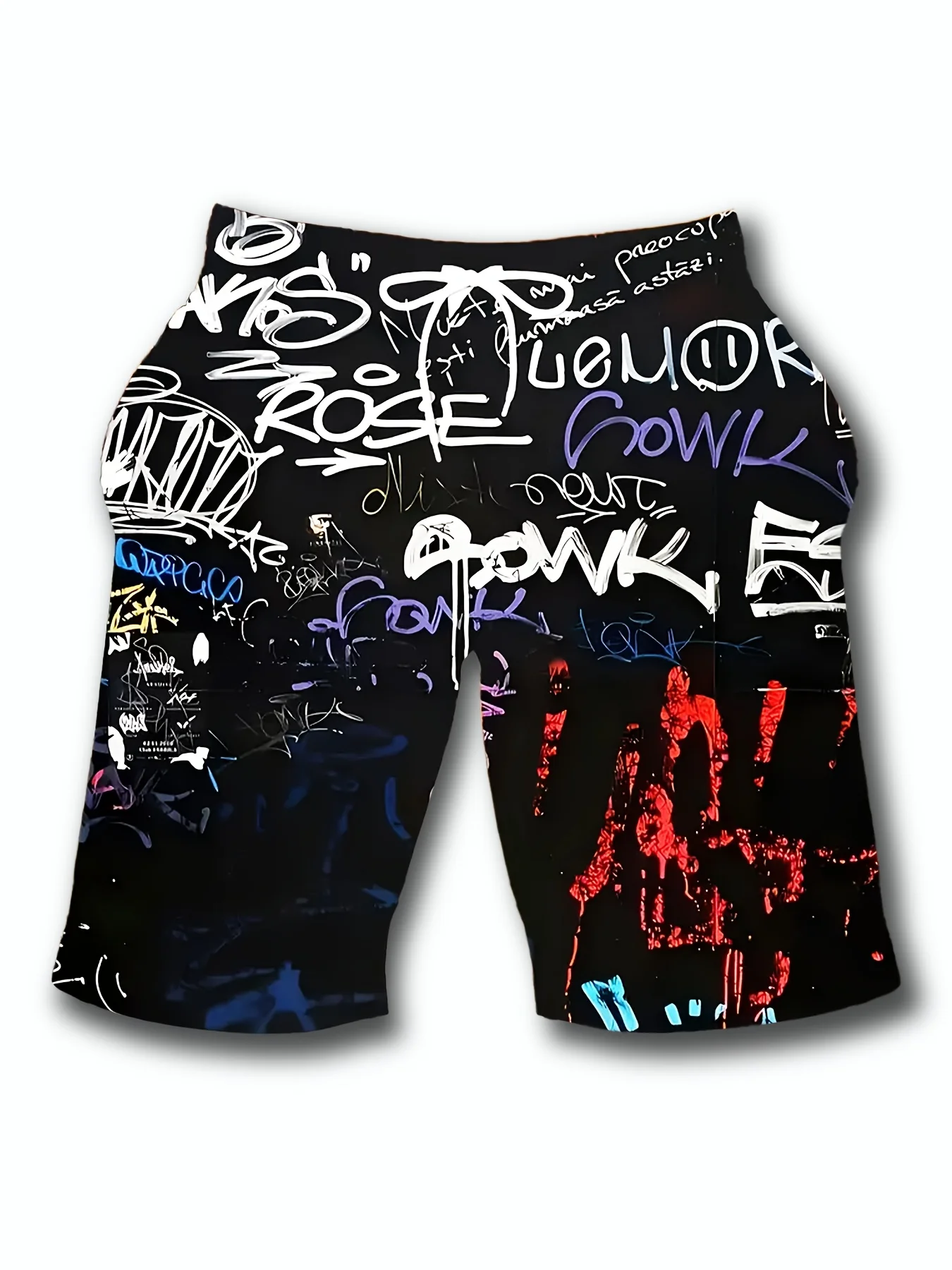 Mens Street Graffiti Splash Ink Print Quick Dry Board Shorts Elastic Drawstring Swim Trunks Summer Beach Casual Outfit
Mens Street Graffiti Splash Ink Print Quick Dry Board Shorts Elastic Drawstring Swim Trunks Summer Beach Casual Outfit