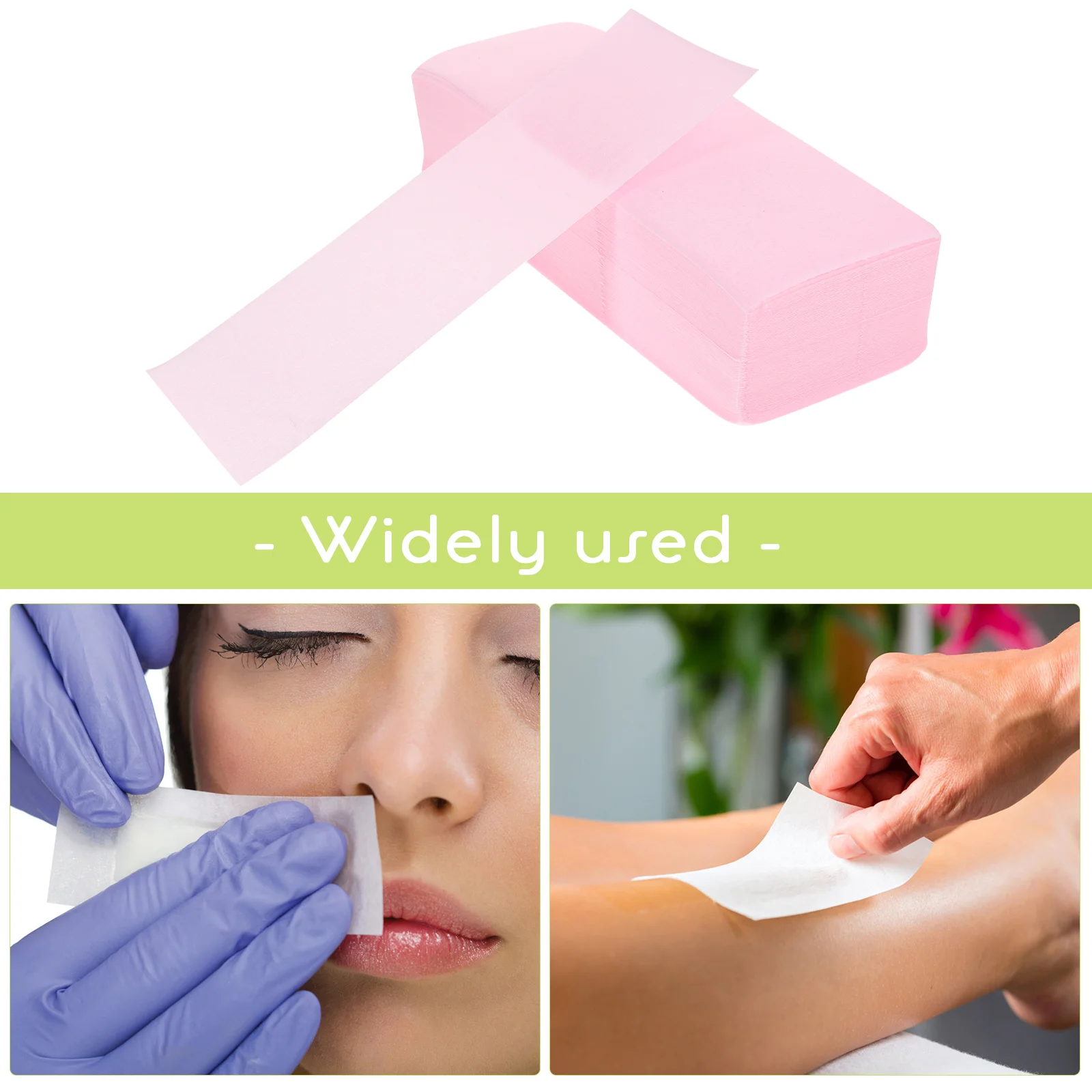 500 Pcs Removal Wax Paper Strip Face Wax Strips For Women Disposable Non Woven Facial Body Strips for Women Legs Face 
500 Pcs Removal Wax Paper Strip Face Wax Strips For Women Disposable Non Woven Facial Body Strips for Women Legs Face