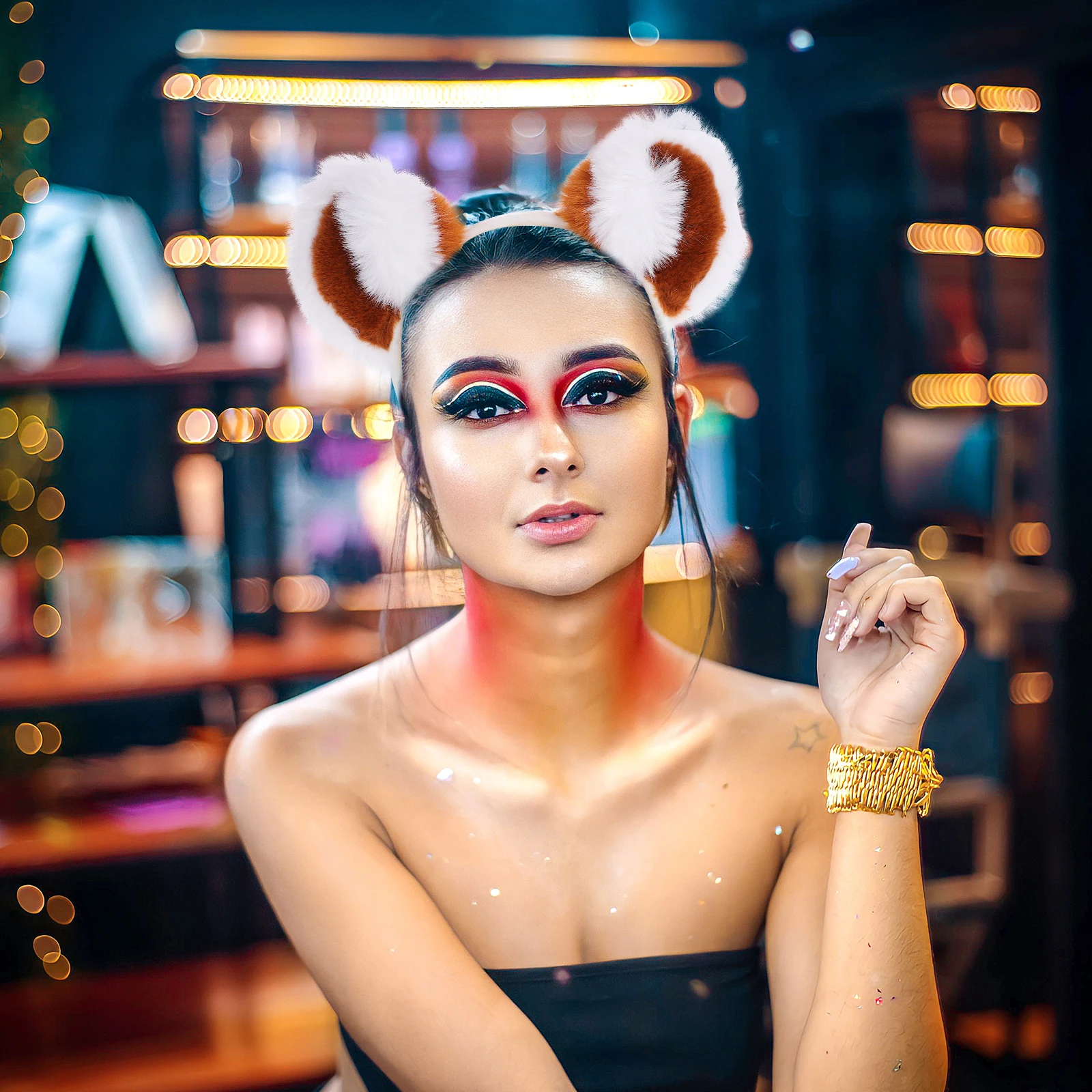 Little Raccoon Headband Animal Ears Girl Headdress White Black Cosplay Durable Comfortable Party Hairstyle Tool Raccoon Ear
Little Raccoon Headband Animal Ears Girl Headdress White Black Cosplay Durable Comfortable Party Hairstyle Tool Raccoon Ear