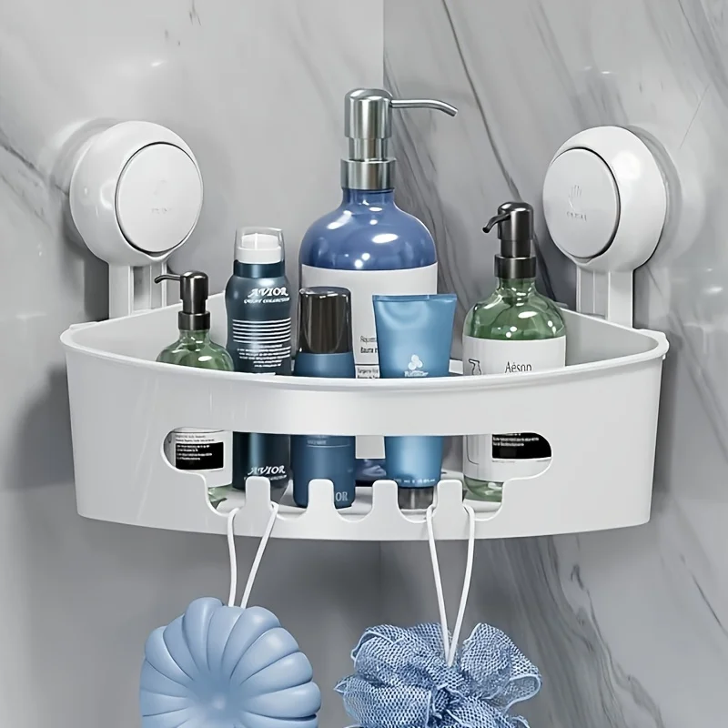 Corner Shower Caddy with Suction Cups - No-Drill Space-Saving Bath Organizer for Shampoo, Removable Basket for Holiday Decor
Corner Shower Caddy with Suction Cups - No-Drill Space-Saving Bath Organizer for Shampoo, Removable Basket for Holiday Decor
