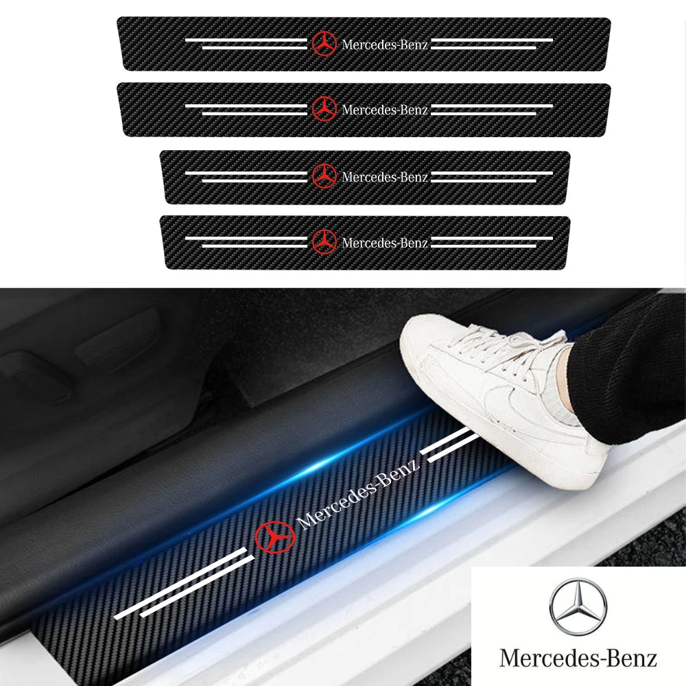 4Pcs High Quality Carbon Fiber Car Door Sill Protector Strip Sticker For Mercedes Benz B/C/E/S Class A Class C200L GLC GLE CLA
4Pcs High Quality Carbon Fiber Car Door Sill Protector Strip Sticker For Mercedes Benz B/C/E/S Class A Class C200L GLC GLE CLA