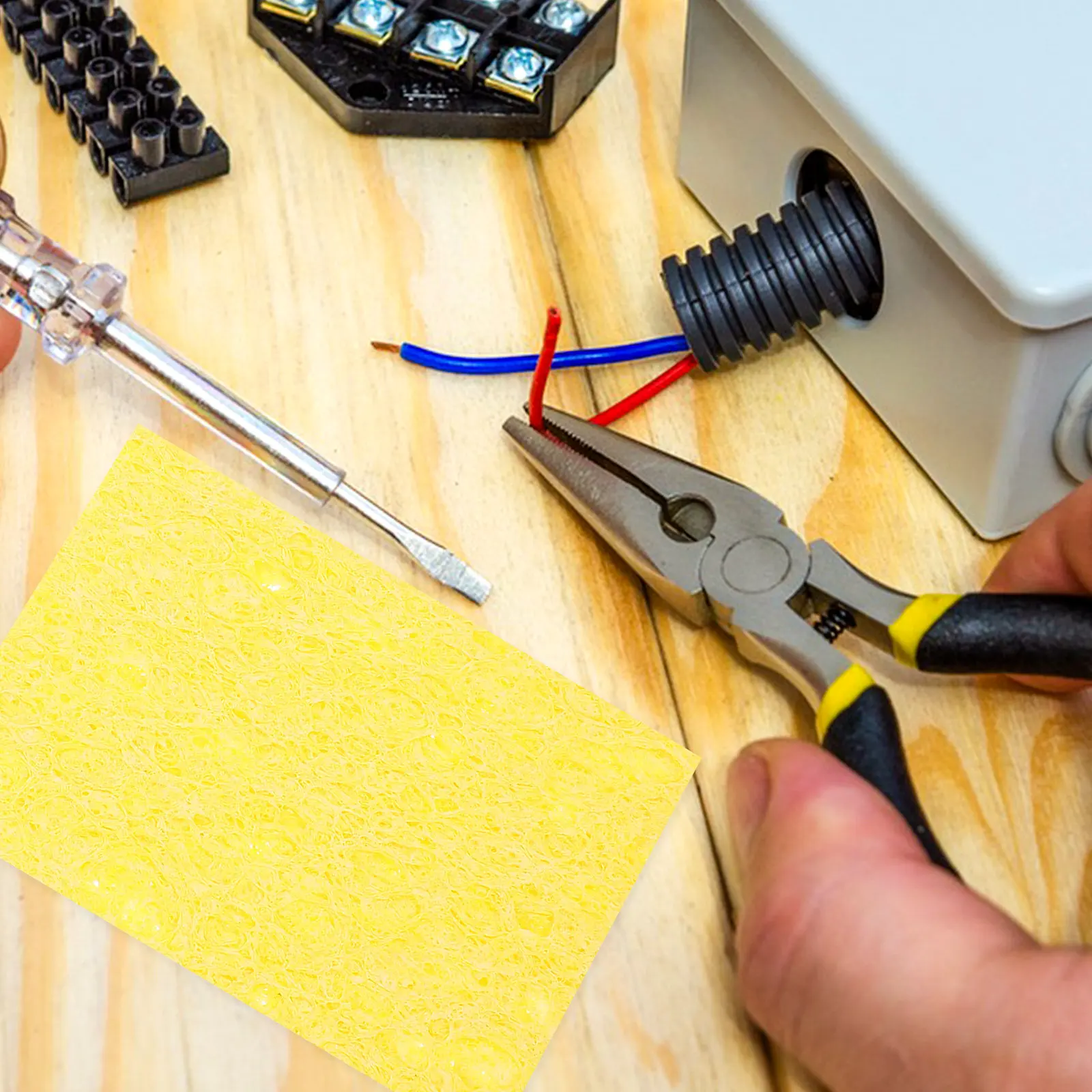 100 шт. губок для чистки наконечников, термостойкие, для паяльников, набор для чистки, аксессуары для пайки, инструменты для сварки
100 шт. губок для чистки наконечников, термостойкие, для паяльников, набор для чистки, аксессуары для пайки, инструменты для сварки