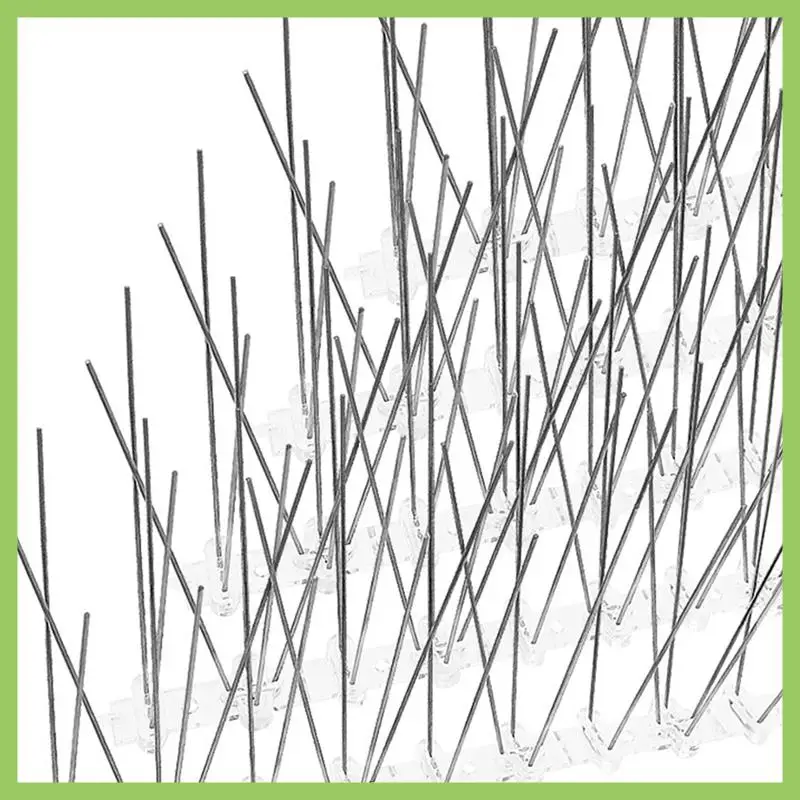 Bird Spikes For Pigeons Small Birds: Durable Anti-Bird Nest Fence Spike For Deterring Birds, Crows, Smooth Easy Install 10Pcs
Bird Spikes For Pigeons Small Birds: Durable Anti-Bird Nest Fence Spike For Deterring Birds, Crows, Smooth Easy Install 10Pcs