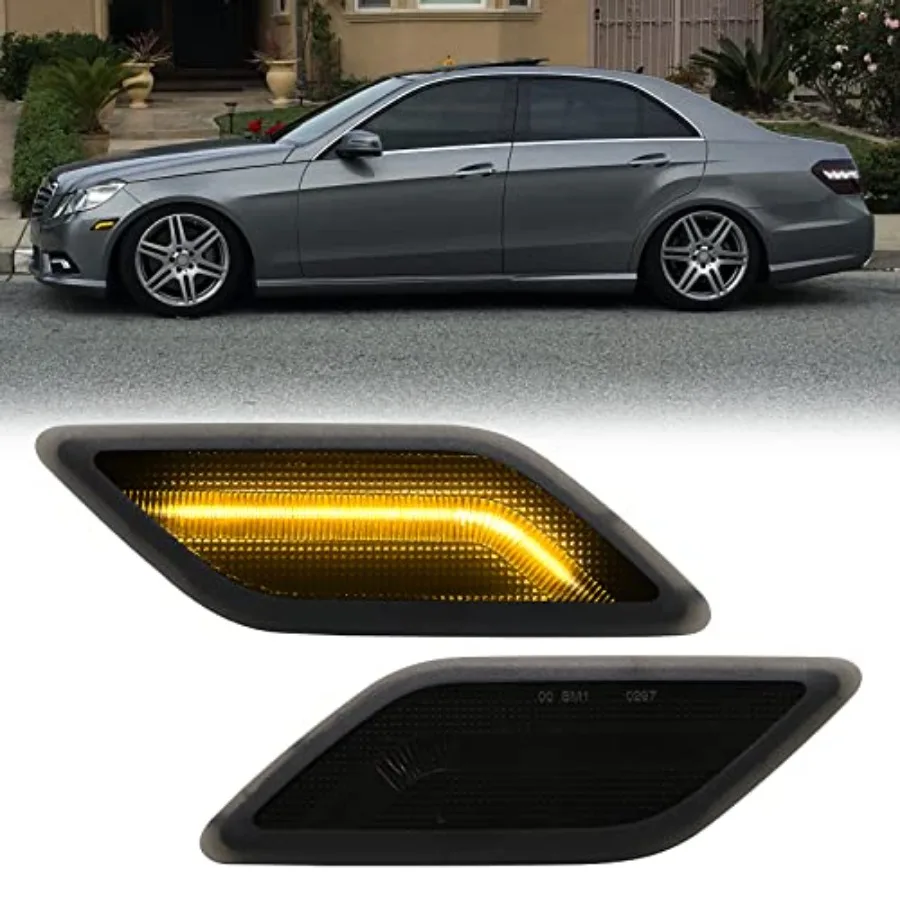 Side Marker Signal Lights Kits LED Compatible with E W212 SedanandWagon/for E350 SedanandWagon/for E550 Seadan/for E63 AMG Seda
Side Marker Signal Lights Kits LED Compatible with E W212 SedanandWagon/for E350 SedanandWagon/for E550 Seadan/for E63 AMG Seda