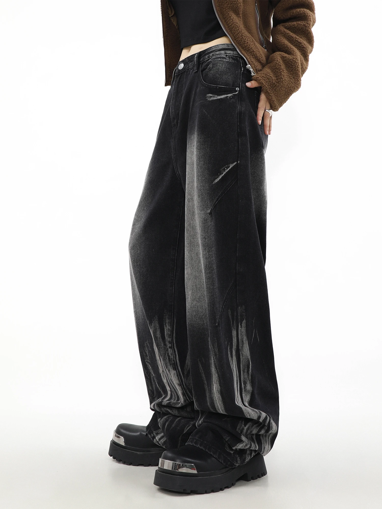 Женские черные готические мешковатые джинсы Y2k в стиле эмо, винтажные джинсовые брюки, японские джинсовые брюки в стиле Харадзюку 2000-х годов, осень 2025 г.
Женские черные готические мешковатые джинсы Y2k в стиле эмо, винтажные джинсовые брюки, японские джинсовые брюки в стиле Харадзюку 2000-х годов, осень 2025 г.