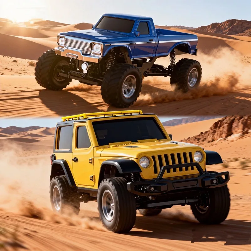 1/36 JIABAILE Full-Scale Four-Wheel Drive RC Remote Control Climbing Car Off-Road Vehicle Mini Electric Lighting Car Model Toy
1/36 JIABAILE Full-Scale Four-Wheel Drive RC Remote Control Climbing Car Off-Road Vehicle Mini Electric Lighting Car Model Toy