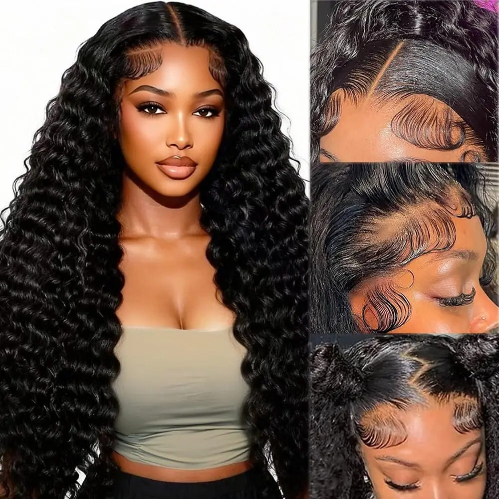 200 Density Deep Wave Lace Front Wig 13x6 HD Transparent Lace Curly Human Hair Wig for Women
200 Density Deep Wave Lace Front Wig 13x6 HD Transparent Lace Curly Human Hair Wig for Women