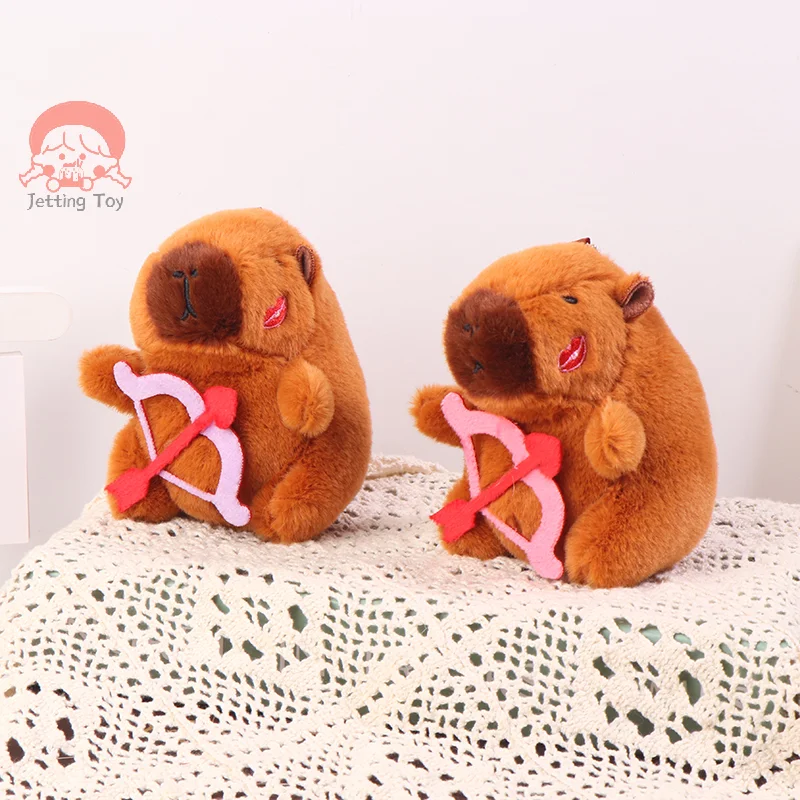 Cute Capybara Plush Toy Simulation Capybara Doll Fluffty Toy Cupid Capibala Plush Doll For Valentine's Day Birthday Gifts
Cute Capybara Plush Toy Simulation Capybara Doll Fluffty Toy Cupid Capibala Plush Doll For Valentine's Day Birthday Gifts