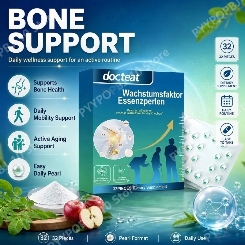 Joint Care Pills Daily Wellness Pearls with Apple Cider Vinegar Moringa NAD+ Mobility Support Easy Daily Routine 32 Pieces
Joint Care Pills Daily Wellness Pearls with Apple Cider Vinegar Moringa NAD+ Mobility Support Easy Daily Routine 32 Pieces