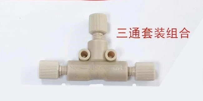 1/16 three-way connector Peek three-way manual connector HPLC chromatograph pipeline connection
1/16 three-way connector Peek three-way manual connector HPLC chromatograph pipeline connection