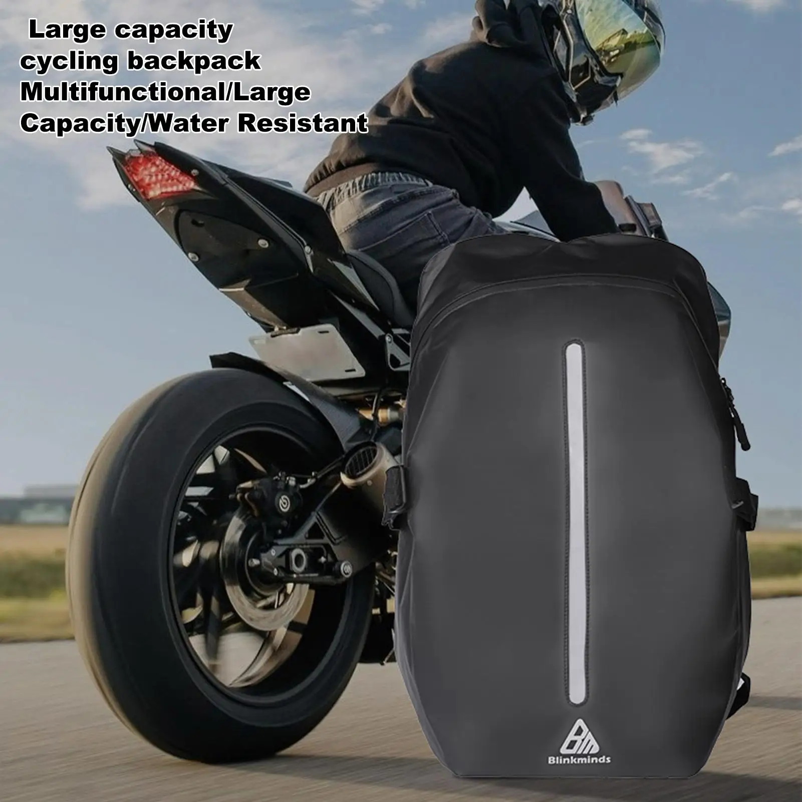 Reflective Motorcycle Backpack Motorcycle Backpack Waterproof Storage Bag Durable Sport Backpack Large Capacity Riding Bag
Reflective Motorcycle Backpack Motorcycle Backpack Waterproof Storage Bag Durable Sport Backpack Large Capacity Riding Bag