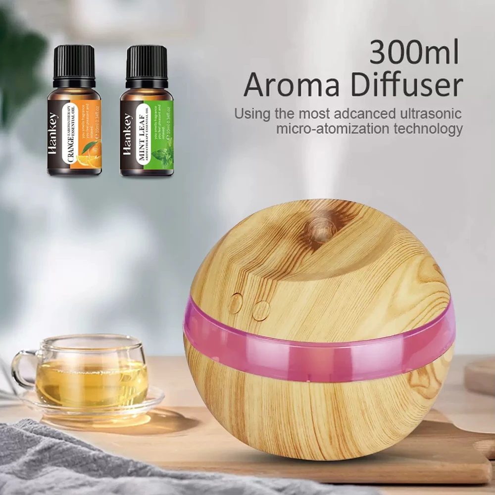 300ml Wood Grain Desktop Humidifier USB Aromatherapy Diffuser for Home, Office, Bedroom Quiet, Easy to Use Air Humidifier
300ml Wood Grain Desktop Humidifier USB Aromatherapy Diffuser for Home, Office, Bedroom Quiet, Easy to Use Air Humidifier