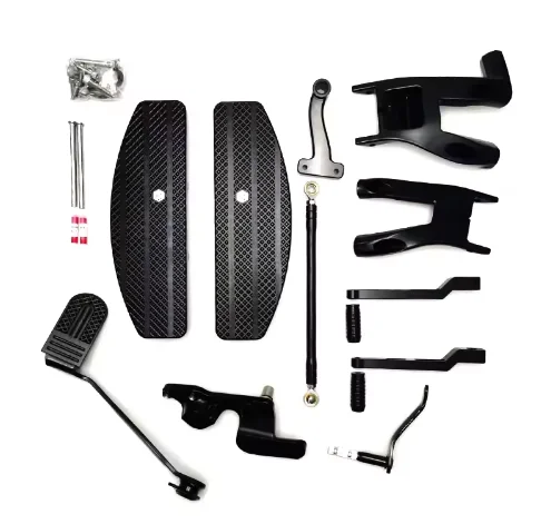 Mechanical Foot Pegs & Forward Control Shift Levers, Compatible with Cruiser Bikes
Mechanical Foot Pegs & Forward Control Shift Levers, Compatible with Cruiser Bikes