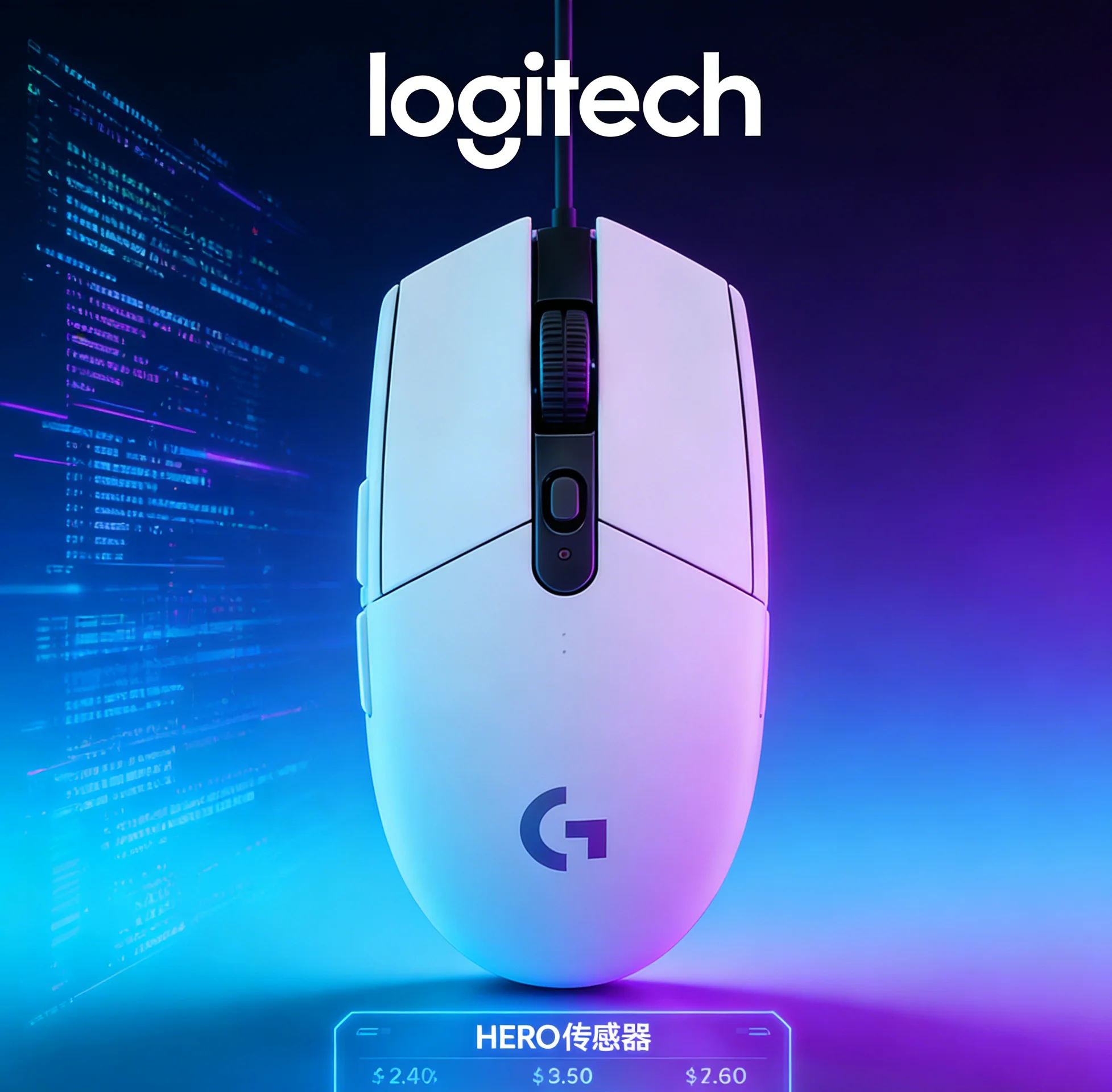 Logitech G304 Late night gaming without noise,dual-mode wireless engineering mouse, playing for a long time without feeling sore
Logitech G304 Late night gaming without noise,dual-mode wireless engineering mouse, playing for a long time without feeling sore