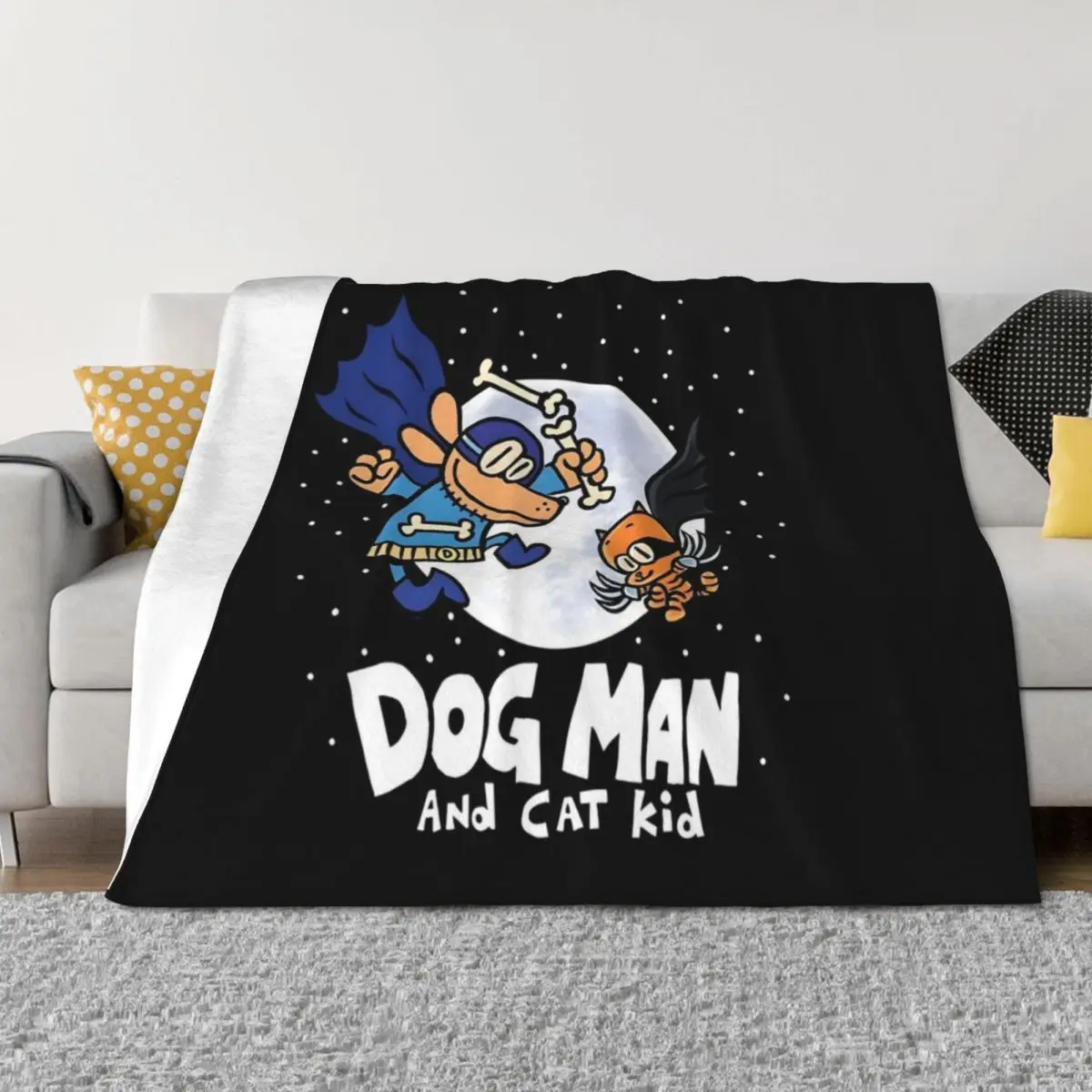 Dog and Cat Kid with Moon Throw Blanket Weighted Stuffeds Soft Plush Plaid Cute Blankets
Dog and Cat Kid with Moon Throw Blanket Weighted Stuffeds Soft Plush Plaid Cute Blankets