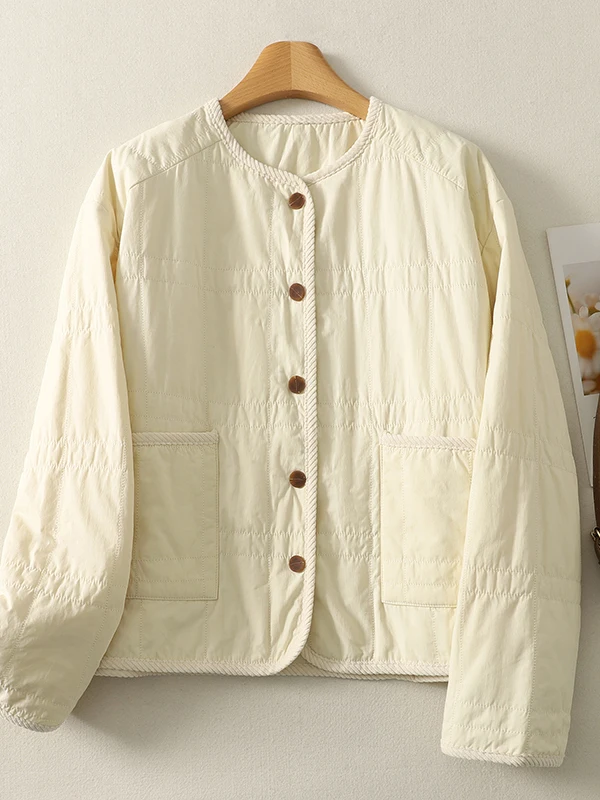 Women's Thiened Casual Loose Cotton Jaet Autumn Winter Sle Age-Defng Faionable All-Match Korean Version Long Sve
Women's Thiened Casual Loose Cotton Jaet Autumn Winter Sle Age-Defng Faionable All-Match Korean Version Long Sve