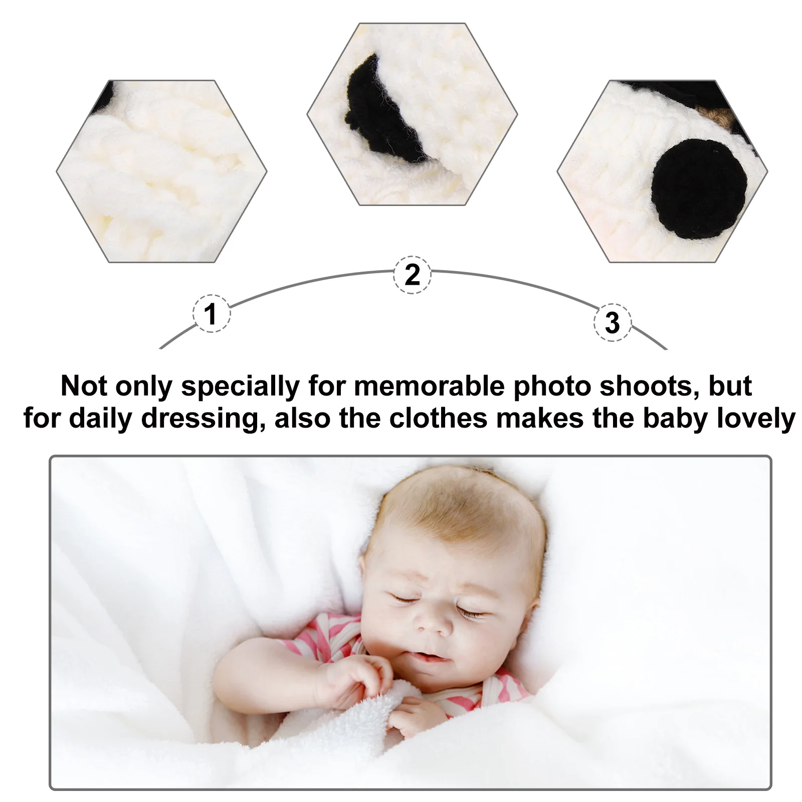 1 set Crochet Hat Pants Set Infant Knitted Cow Costume For Newborn Photography Outfit Photo Props Cow Hat Pants Wear
1 set Crochet Hat Pants Set Infant Knitted Cow Costume For Newborn Photography Outfit Photo Props Cow Hat Pants Wear