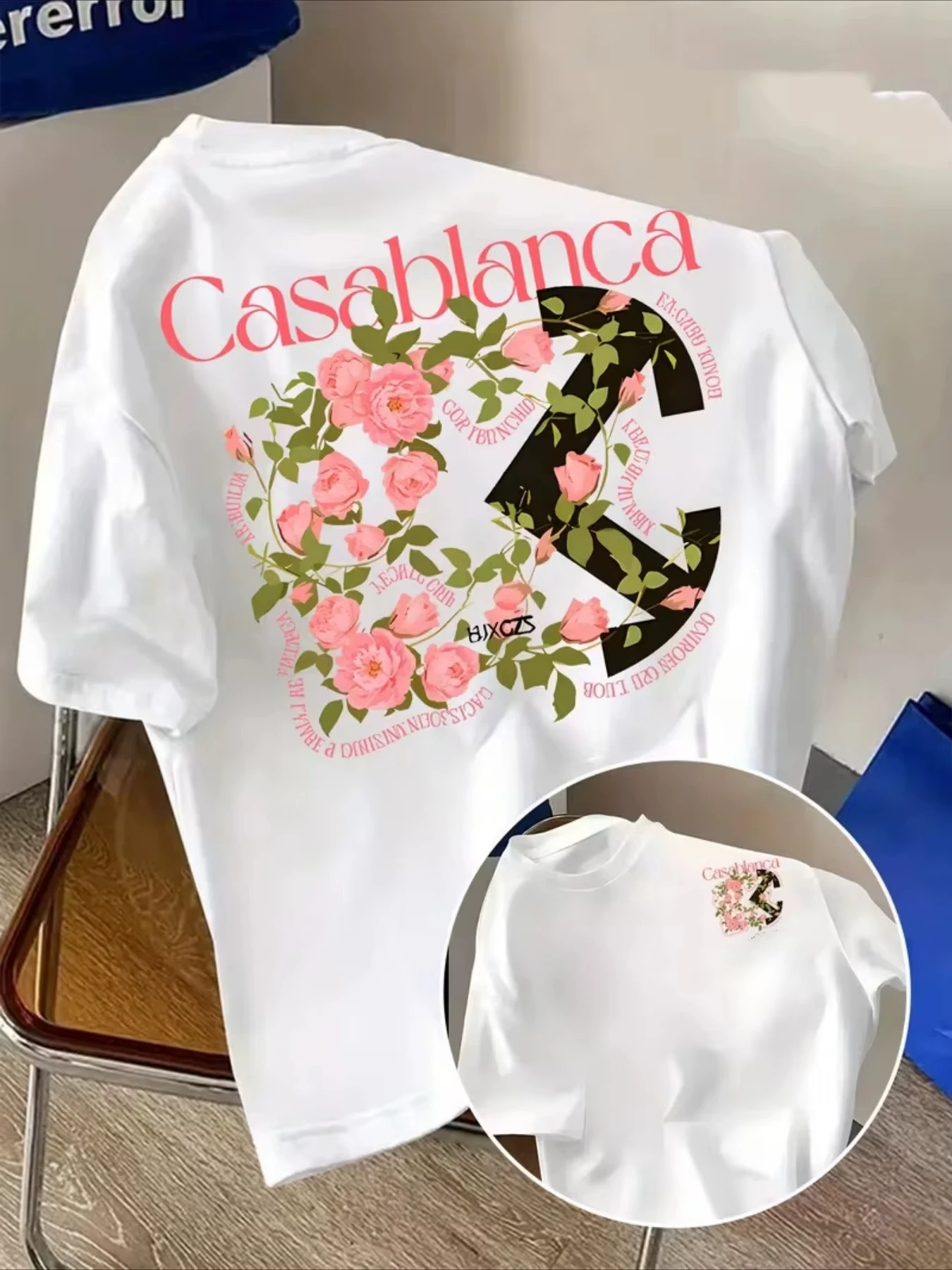 American Pure Cotton Printed T-shirts for Men and Women, Short-sleeved, Summer Sweat-absorbing harajuku oversized t shirt
American Pure Cotton Printed T-shirts for Men and Women, Short-sleeved, Summer Sweat-absorbing harajuku oversized t shirt