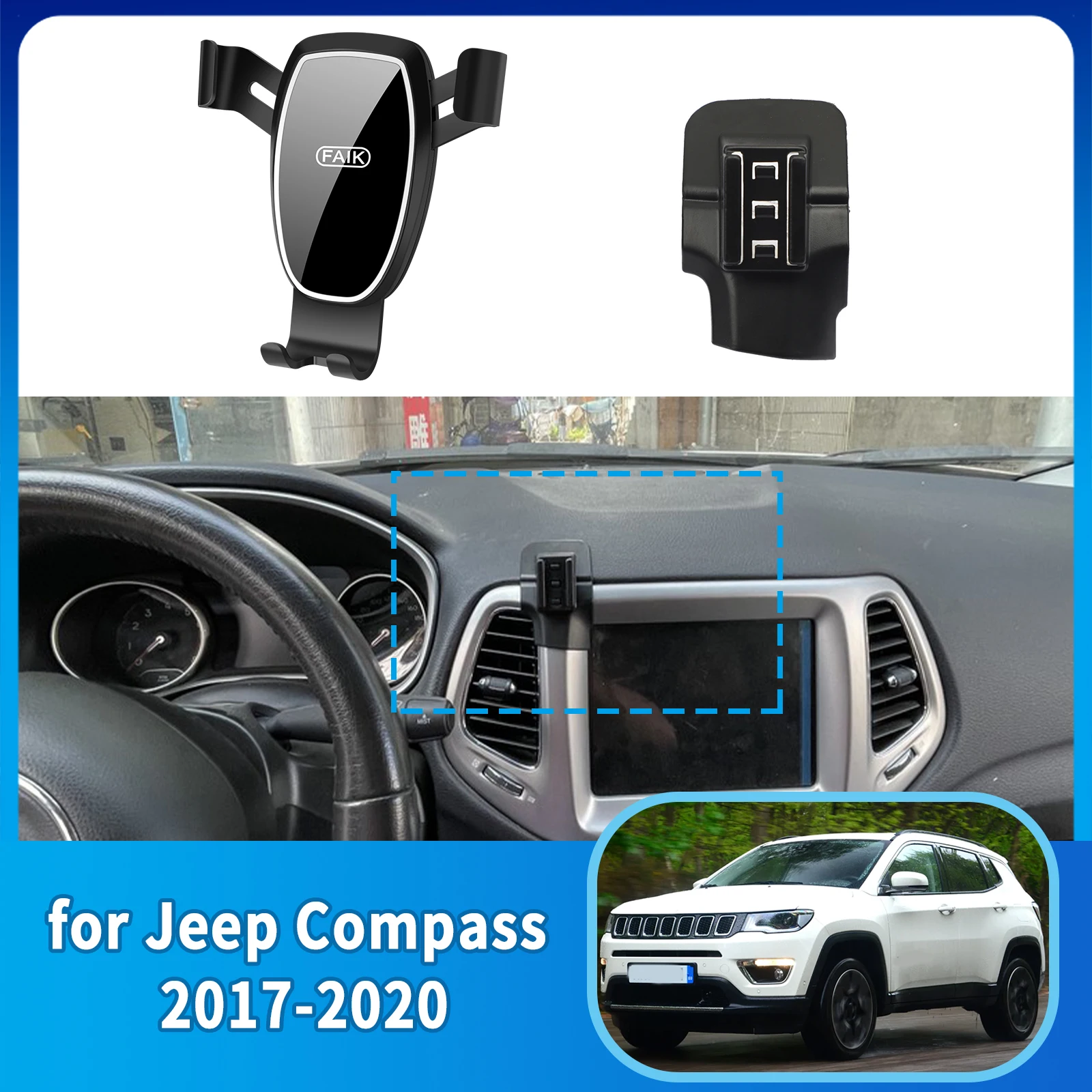 Car Mobile Phone Holder for Jeep Compass 2017~2020 Accessories GPS Bracket Navigation Stand Auto
Car Mobile Phone Holder for Jeep Compass 2017~2020 Accessories GPS Bracket Navigation Stand Auto