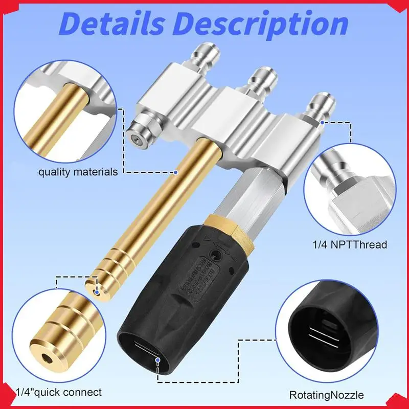 B17B Pressure Washer Chemical Tip M5 Twist Nozzles M5 Twist Nozzle Forpressure Washers
B17B Pressure Washer Chemical Tip M5 Twist Nozzles M5 Twist Nozzle Forpressure Washers