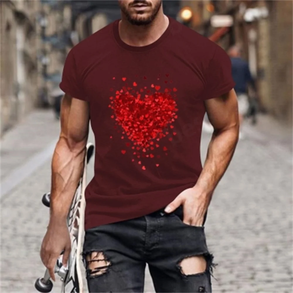 Men's and women's casual fashion loose trend solid color round neck short sleeved T-shirt wine red
Men's and women's casual fashion loose trend solid color round neck short sleeved T-shirt wine red