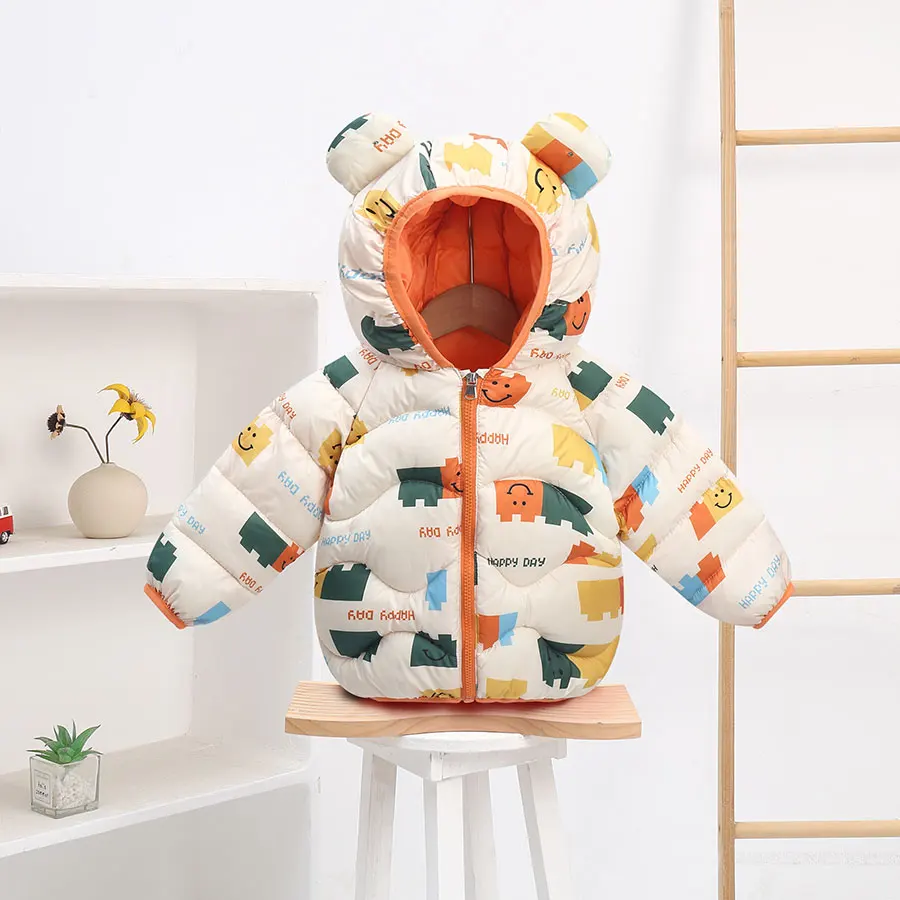 Autumn and winter floral cloth, color-blocked square building blocks, cartoons, children's hooded cotton clothes, boys' and girl
Autumn and winter floral cloth, color-blocked square building blocks, cartoons, children's hooded cotton clothes, boys' and girl