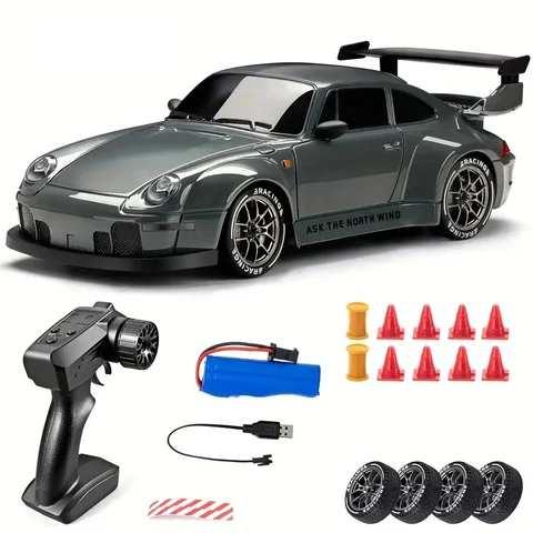 4WD RC Drift Car 1:24 2.4GHz Limited Edition - LED Lights Stunt Drift High-Speed Racing Car Boy Toy Gift