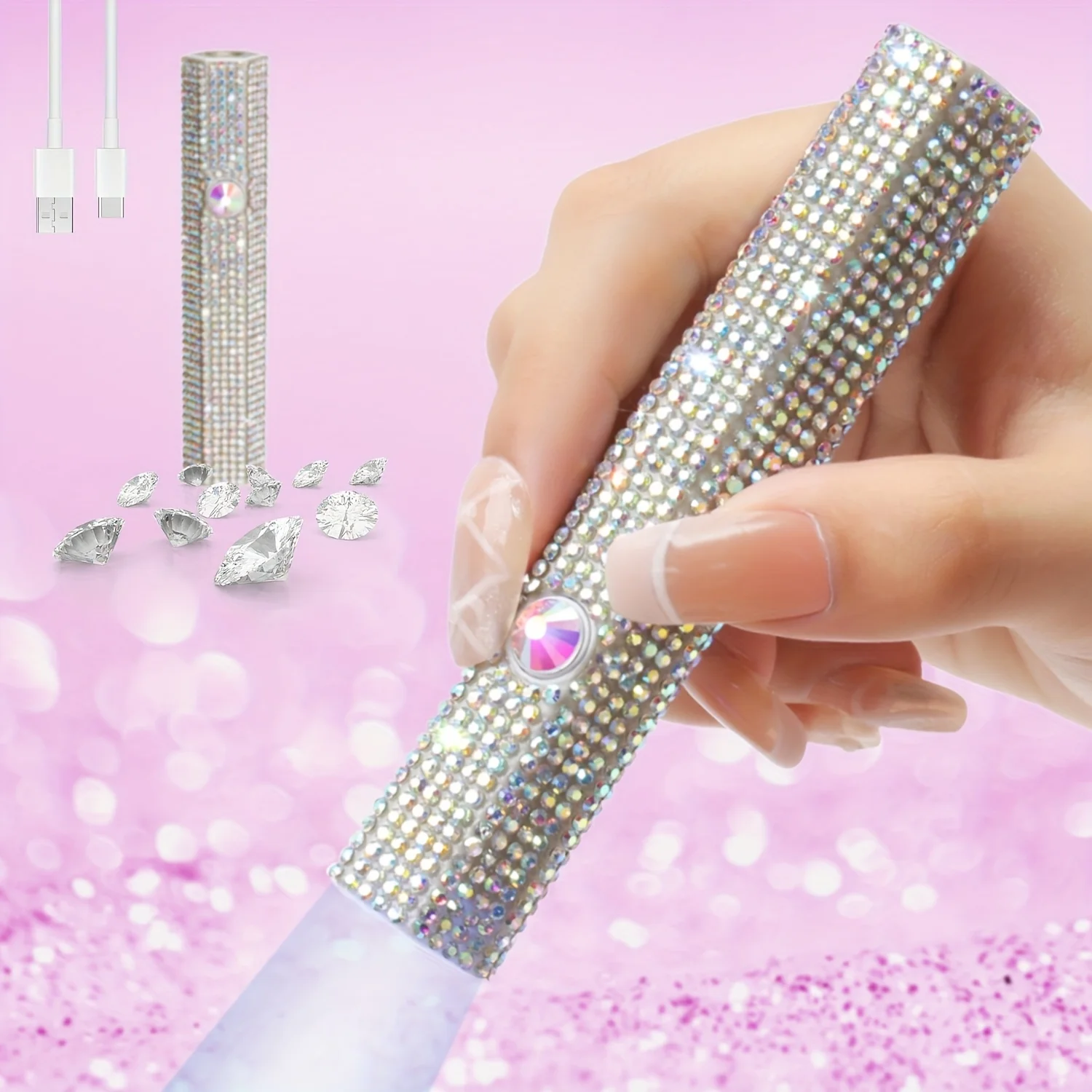 DianaBeauty Mini Nail Lamp Handheld Rechargeable Nail Dryer for Curing Gels Polish UV LED Lamp for Nails Portable Manicure Lamp
DianaBeauty Mini Nail Lamp Handheld Rechargeable Nail Dryer for Curing Gels Polish UV LED Lamp for Nails Portable Manicure Lamp