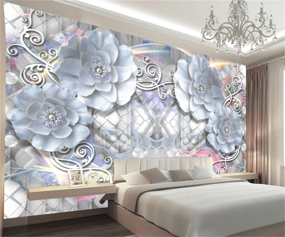 Nordic jewelry flower mural living room TV home background wallpaper hotel tooling background wall painting custom mural parede
Nordic jewelry flower mural living room TV home background wallpaper hotel tooling background wall painting custom mural parede
