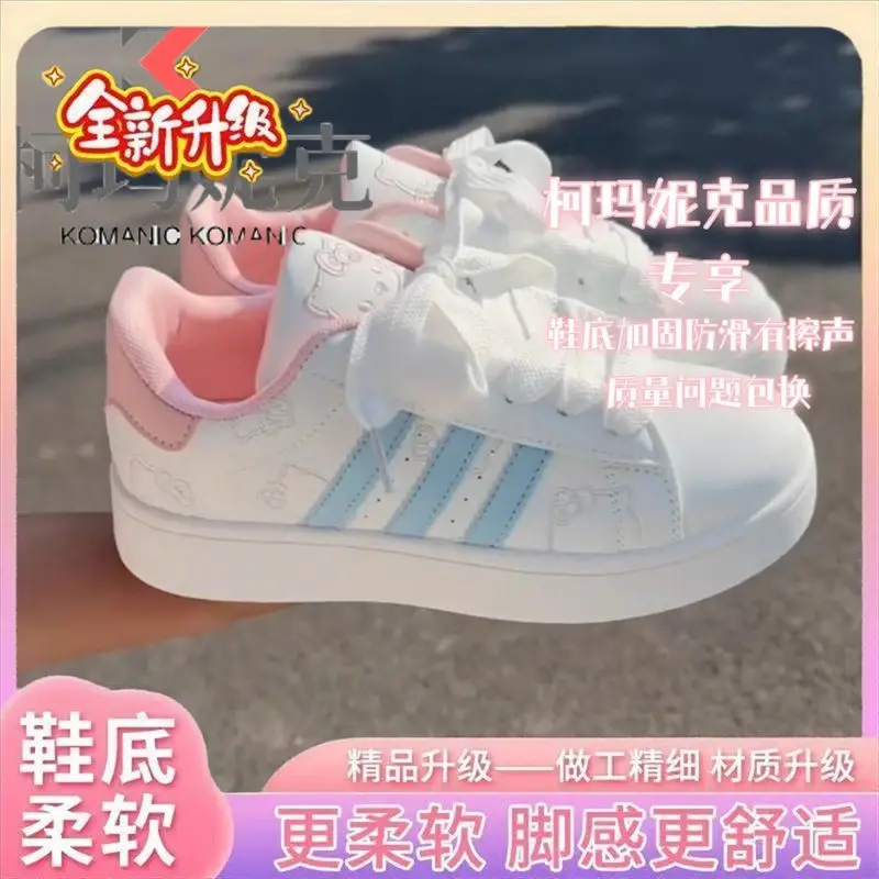 Sanrio Hellokitty Women Classic Striped Casual Sneakers Embossed Cartoon Shell Toe Low Top Lace-Up Skate Shoe Non-Slip Soft Sole
Sanrio Hellokitty Women Classic Striped Casual Sneakers Embossed Cartoon Shell Toe Low Top Lace-Up Skate Shoe Non-Slip Soft Sole