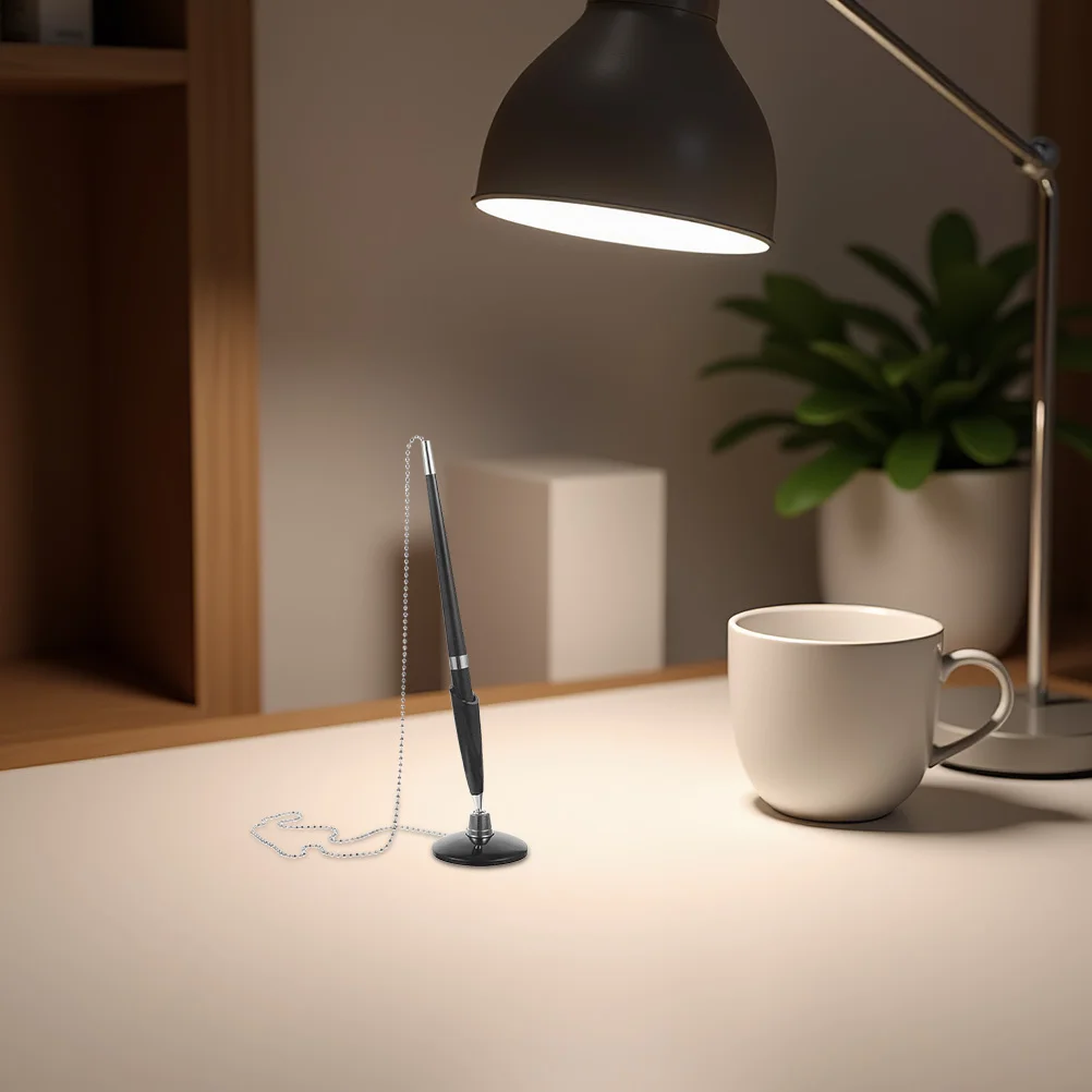 6 шт., набор ручек безопасности, держатель-цепочка из бисера, настольная шариковая ручка с черными чернилами, вращающаяся подставка для офиса, банка, стойка для приема, письмо
6 шт., набор ручек безопасности, держатель-цепочка из бисера, настольная шариковая ручка с черными чернилами, вращающаяся подставка для офиса, банка, стойка для приема, письмо