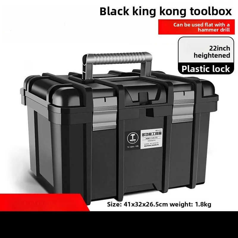Diamond Anti Drop Tool Box Heavy Duty Large Capacity Portable Electrician Toolbox Storage Case Tool Chest Tool Box Organizer