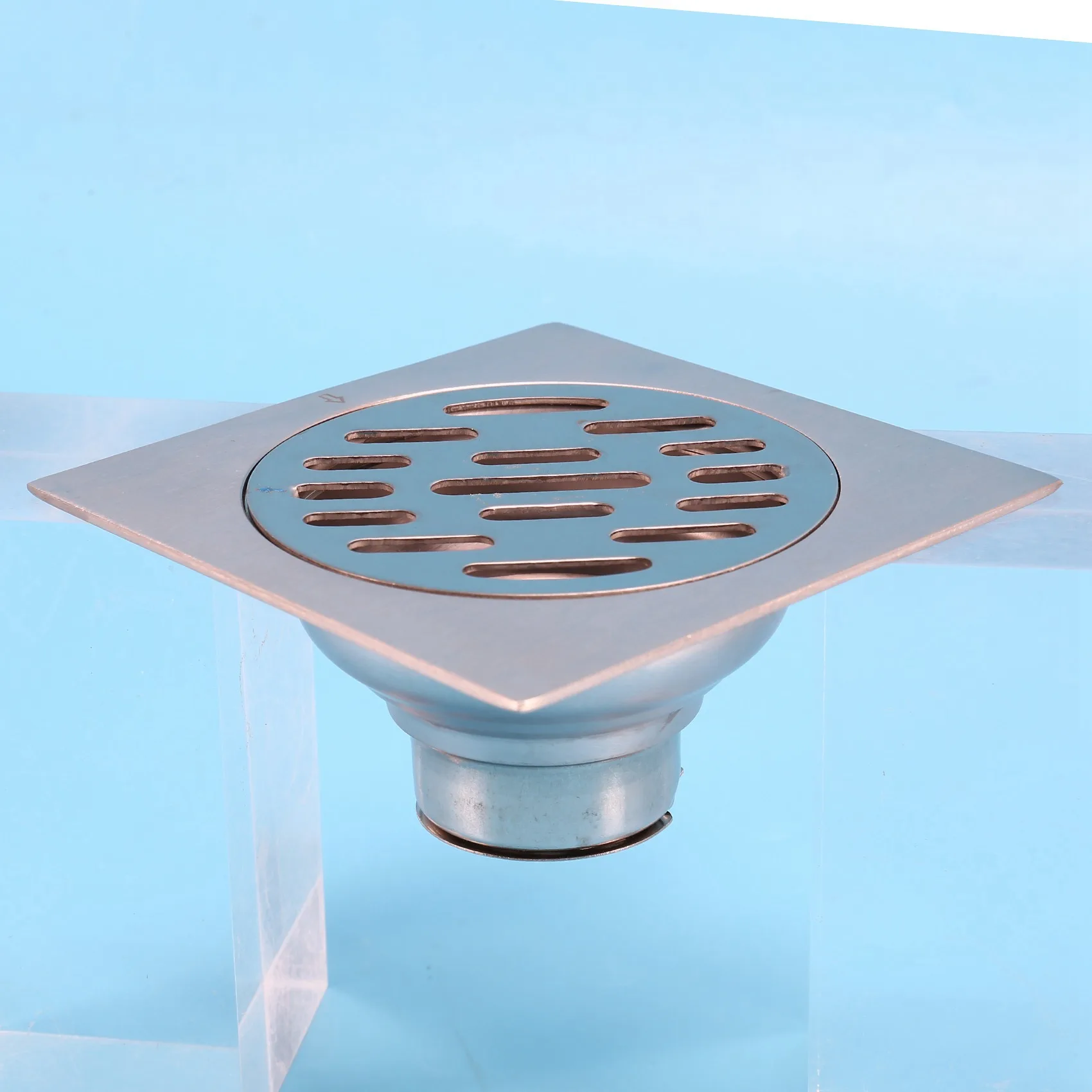 New Shown-2X Thick Stainless Steel Anti-Odor Square Floor Drain Waste Drain Cover Hotel Bathroom Shower Drain 100X100mm
New Shown-2X Thick Stainless Steel Anti-Odor Square Floor Drain Waste Drain Cover Hotel Bathroom Shower Drain 100X100mm
