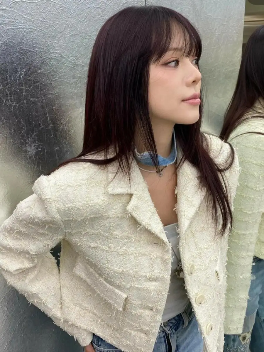 Quick Delivery! Tweed Short Coat Women's Fringe Texture Collar Top Commute Style Loose Fit Long Sleeve Buttoned
Quick Delivery! Tweed Short Coat Women's Fringe Texture Collar Top Commute Style Loose Fit Long Sleeve Buttoned