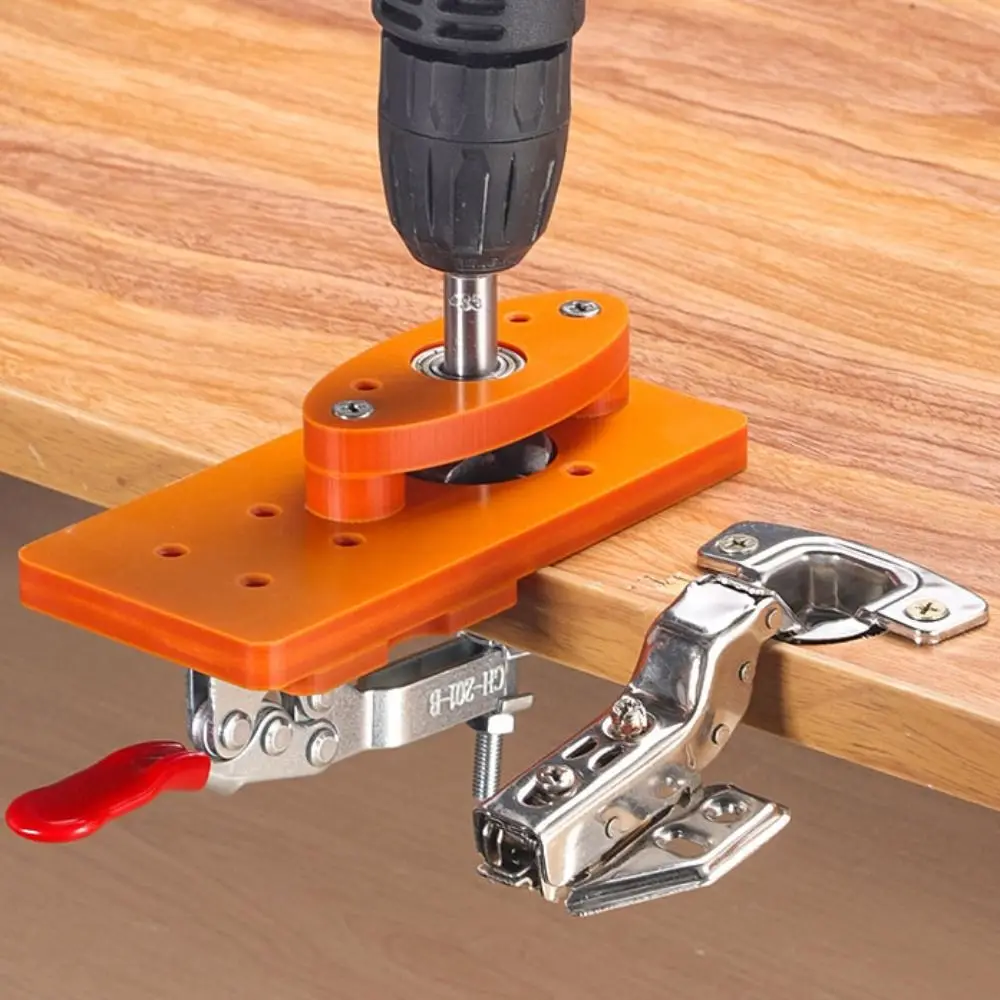 Wear-resisting Door Hinge Drill Jig with Fixture Locator Door Hinge Router Save Labour Alloy Cabinet Hinge Drill Guide DIY
Wear-resisting Door Hinge Drill Jig with Fixture Locator Door Hinge Router Save Labour Alloy Cabinet Hinge Drill Guide DIY