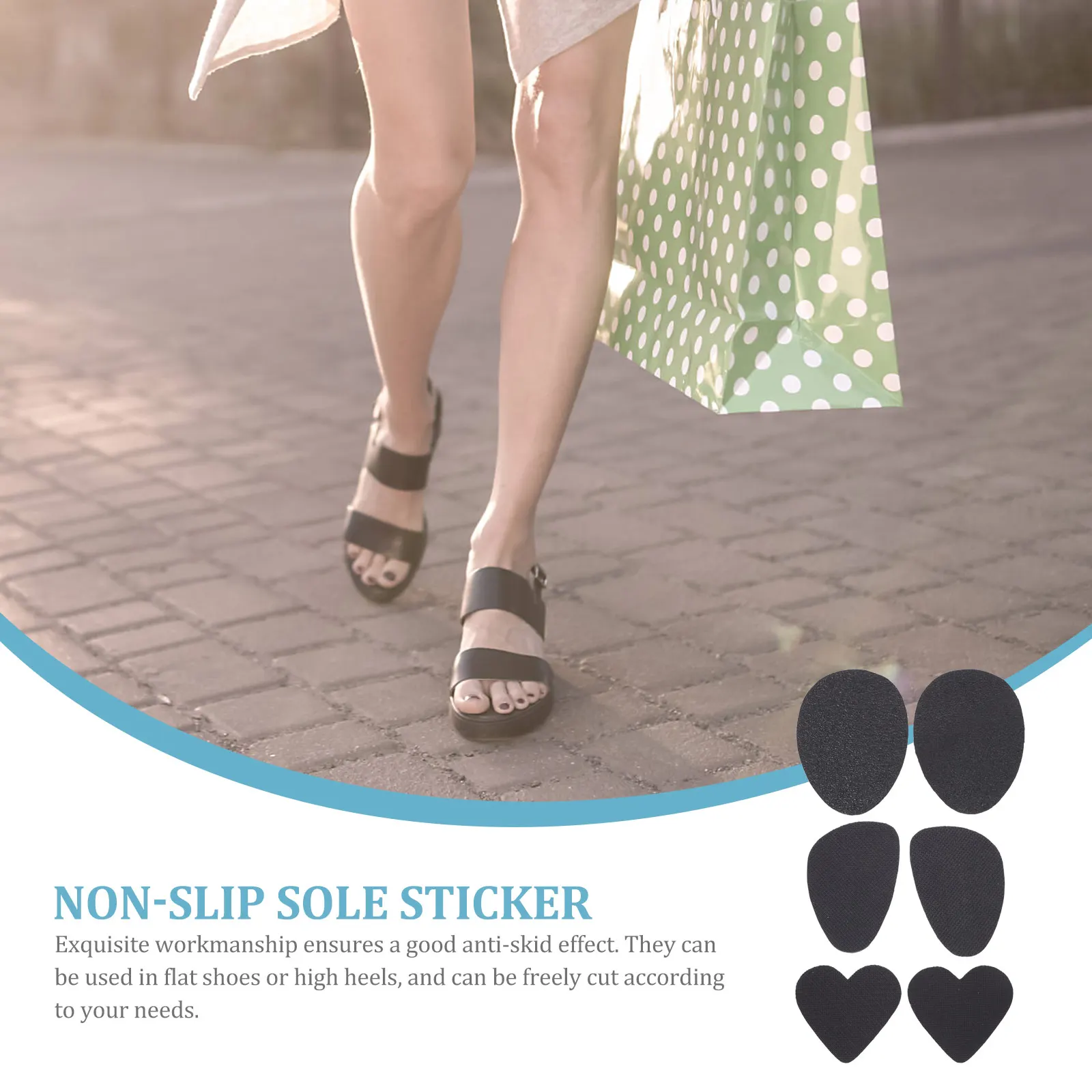 3 Pairs Grips Anti-slip Heel Anti-skid Pads Men and Women Shoe Protectors Insole
3 Pairs Grips Anti-slip Heel Anti-skid Pads Men and Women Shoe Protectors Insole