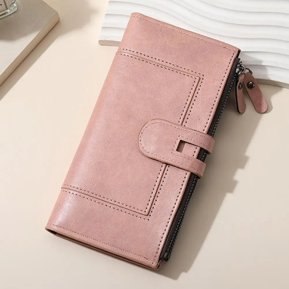 Fashion Women's Long Wallet Large Capacity European Double Holder Short Card And Phone Bag Pocket Zipper Case American M6P4
Fashion Women's Long Wallet Large Capacity European Double Holder Short Card And Phone Bag Pocket Zipper Case American M6P4