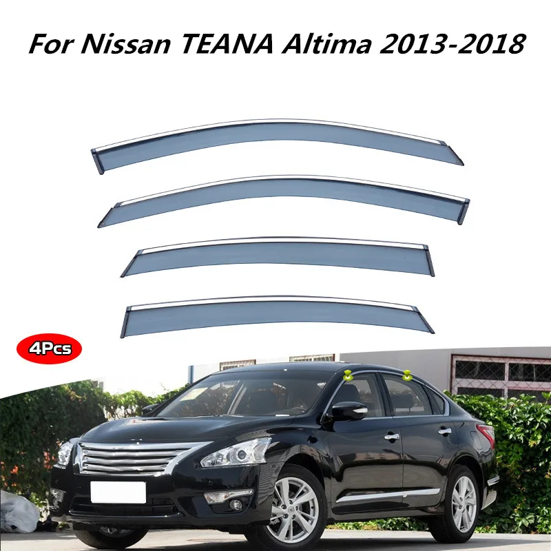 Аксессуары Prime для Nissan TEANA Altima 2013-2018, боковая хромированная оконная отделка, козырьки из нержавеющей стали, защита от дождя
Аксессуары Prime для Nissan TEANA Altima 2013-2018, боковая хромированная оконная отделка, козырьки из нержавеющей стали, защита от дождя