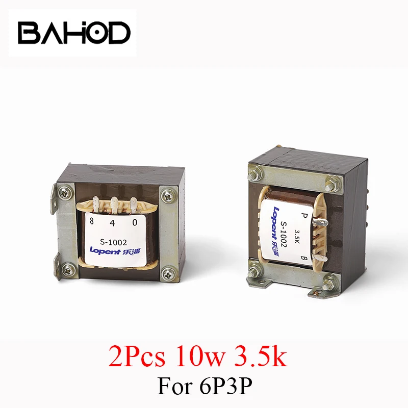 BAHOD 2pcs 10w 3.5k Single-ended Output Transformer for 6P3P Vacuum Tube Amplifier
BAHOD 2pcs 10w 3.5k Single-ended Output Transformer for 6P3P Vacuum Tube Amplifier