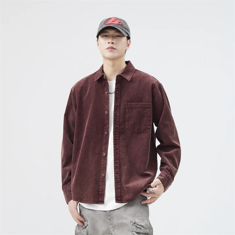 Men Long Sleeve Pure Cotton Corduroy Loose Casual Plus Size Shirt Jacket Man Oversize Streetwear Classic Shirts Coat Blouse
Men Long Sleeve Pure Cotton Corduroy Loose Casual Plus Size Shirt Jacket Man Oversize Streetwear Classic Shirts Coat Blouse