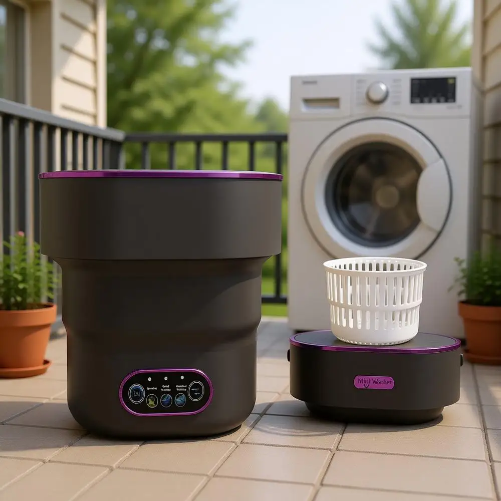 Портативная мини-стиральная машина на 15 л для детской одежды, нижнего белья, мелких предметов – складная мини-стиральная машина для путешествий, дома, общежития, отеля, кемпинга
Портативная мини-стиральная машина на 15 л для детской одежды, нижнего белья, мелких предметов – складная мини-стиральная машина для путешествий, дома, общежития, отеля, кемпинга