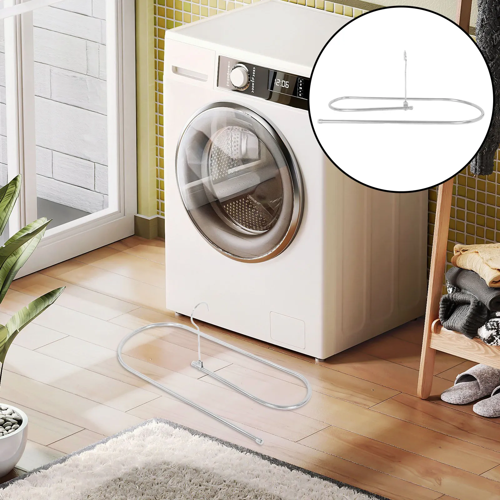 2Pcs Spiral Laundry Drying Rack Stainless Steel Heavy Duty Space Saving Hanger for Mattresses Pillow Covers Blankets
2Pcs Spiral Laundry Drying Rack Stainless Steel Heavy Duty Space Saving Hanger for Mattresses Pillow Covers Blankets