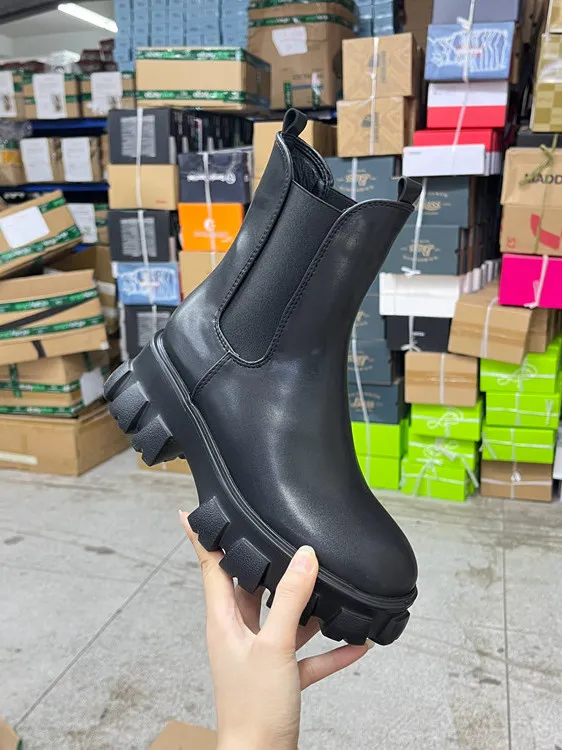 Faionable Women's ort Boots round Toe Thi Bot Inner Fce Pure Color Boots All-Match Winter High Heel Boots
Faionable Women's ort Boots round Toe Thi Bot Inner Fce Pure Color Boots All-Match Winter High Heel Boots